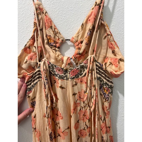 Free People Sundown Wide Leg Boho Jumpsuit - Picture 8 of 9